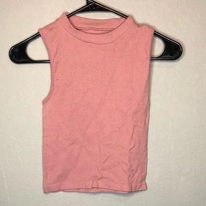 PInk crop top